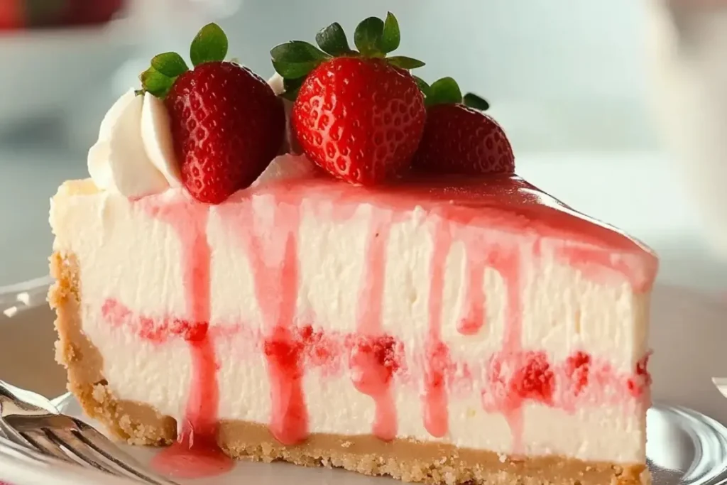 Banana Strawberry Cheesecake