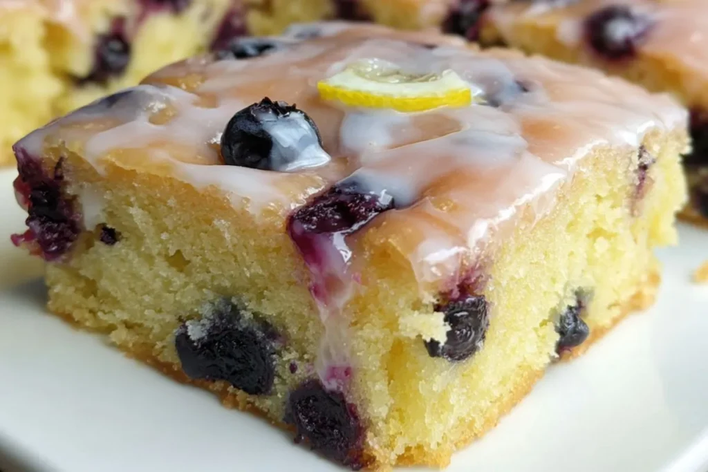 Blueberry Lemon Blondies