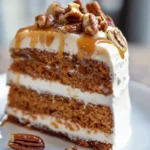 Caramel Pecan Carrot Cake