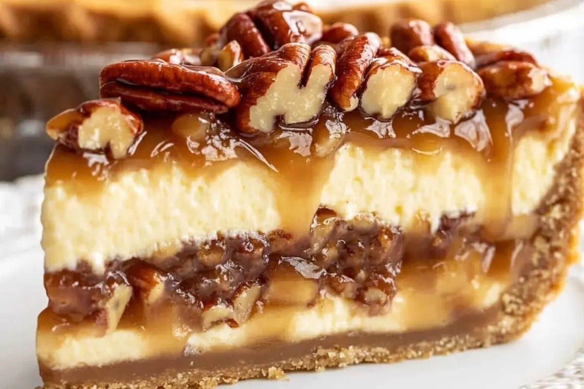 Caramel Pecan Pie Cheesecake