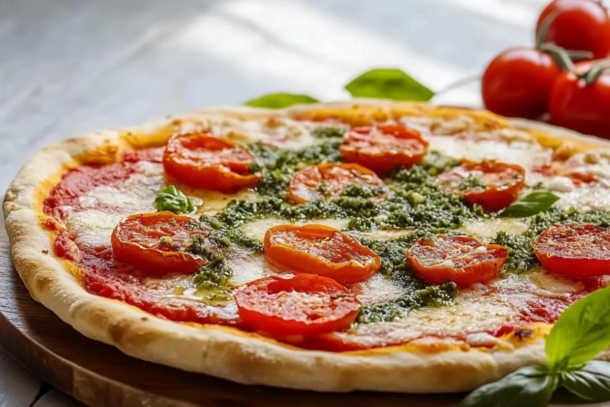 Chimichurri Tomato Pizza Recipe Italian