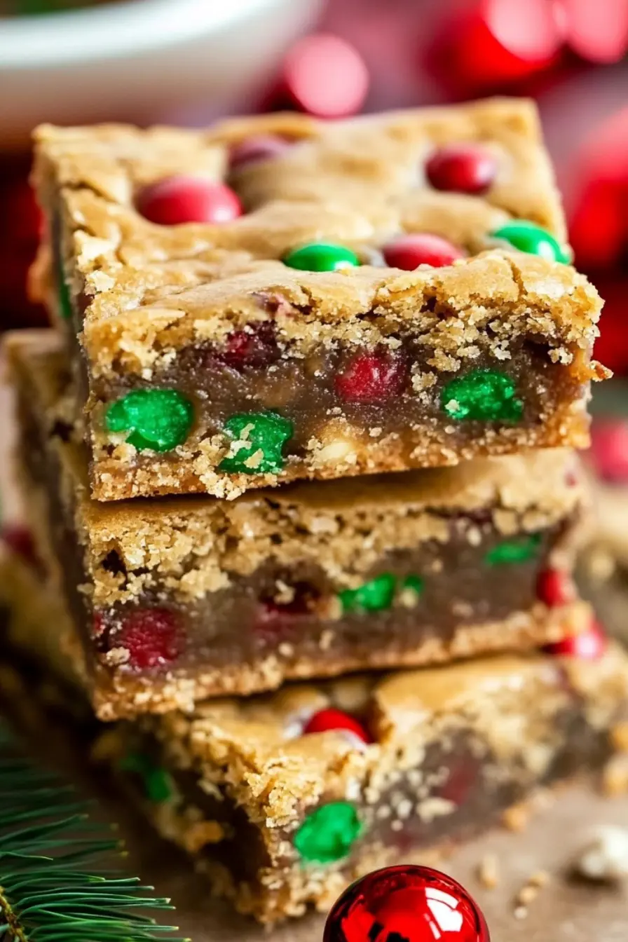 Christmas Cookie Bars recipe