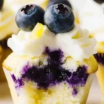 Lemon Blueberry Cupcakes recipe