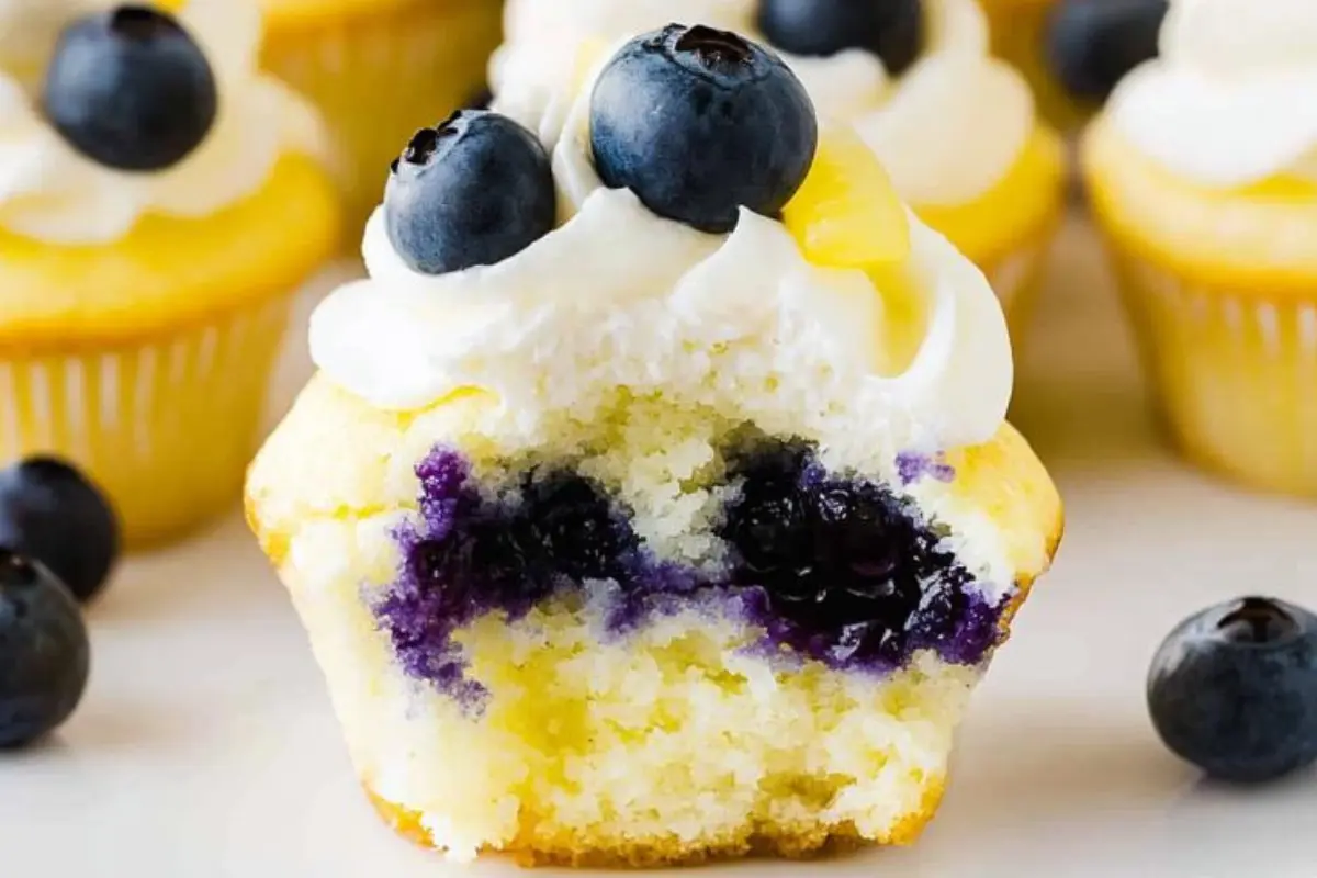 Lemon Blueberry Cupcakes