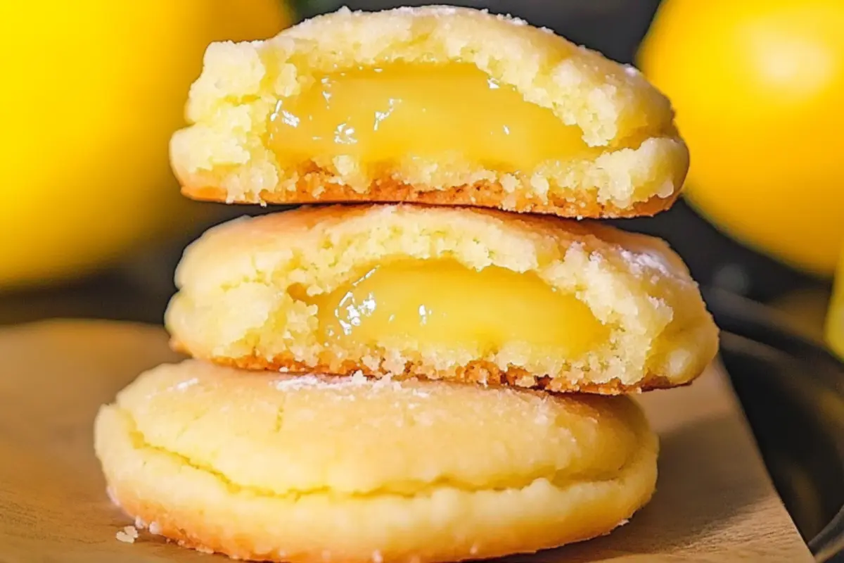 Lemon Stuffed Cookies