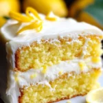 Lemon Velvet Cake with Lemon Cream Cheese Frosting