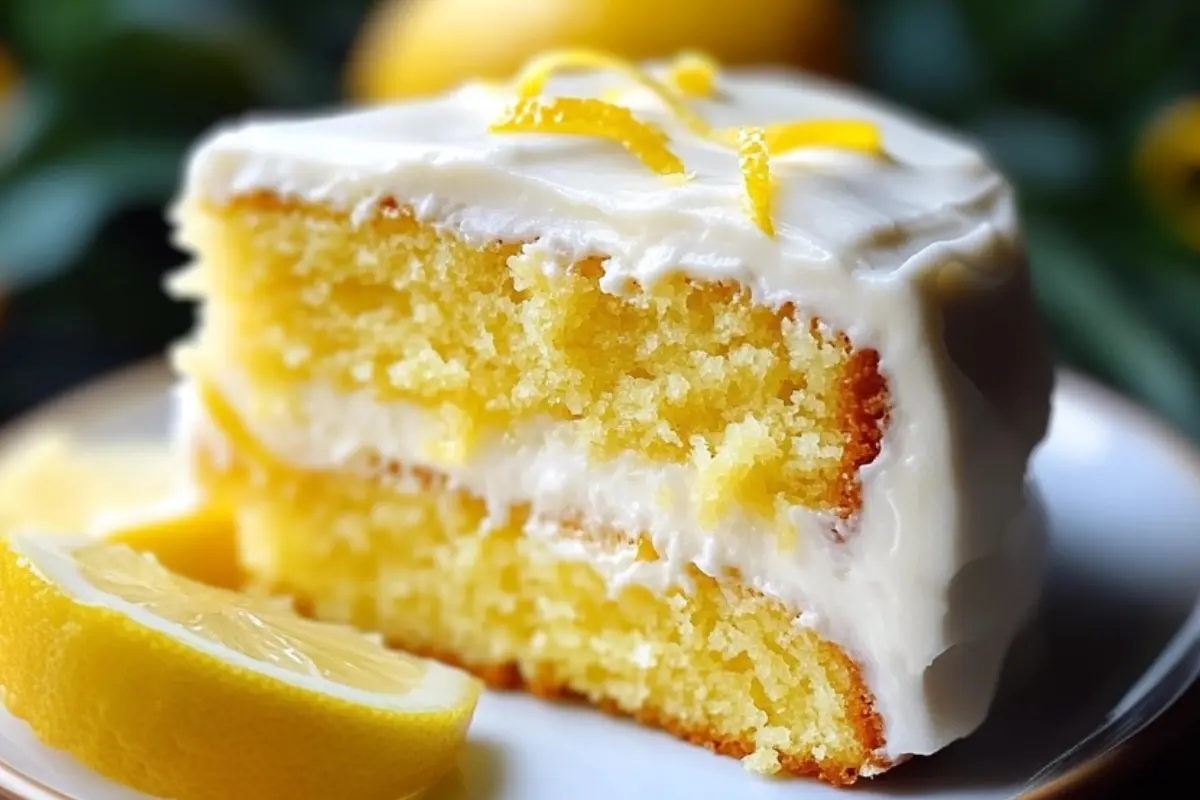 Lemon Velvet Cake