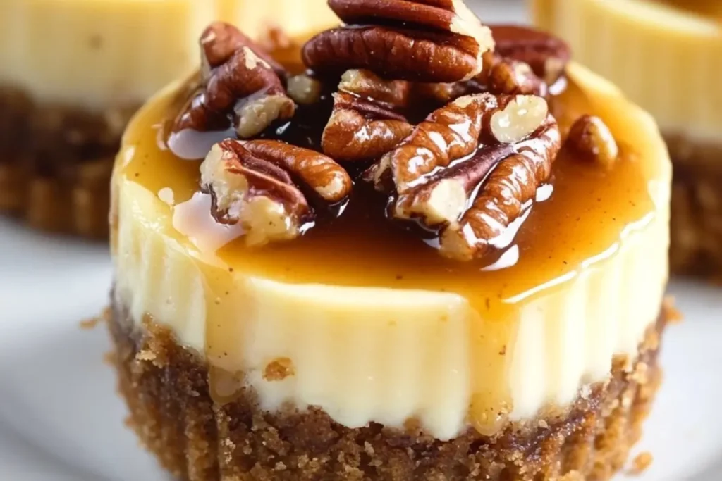 Mini Pecan Pie Cheesecakes