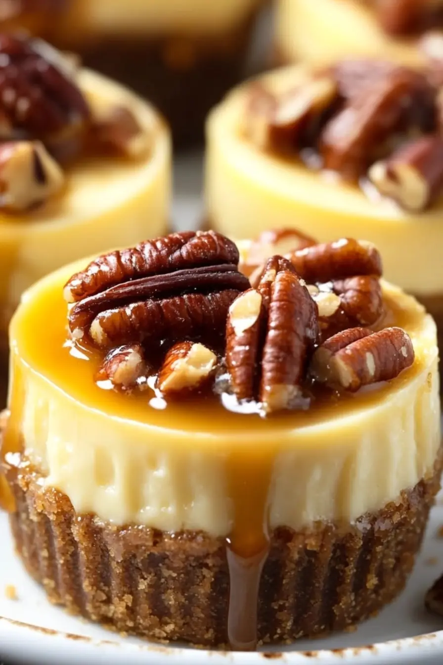 Mini Pecan Pie Cheesecakes Recipe