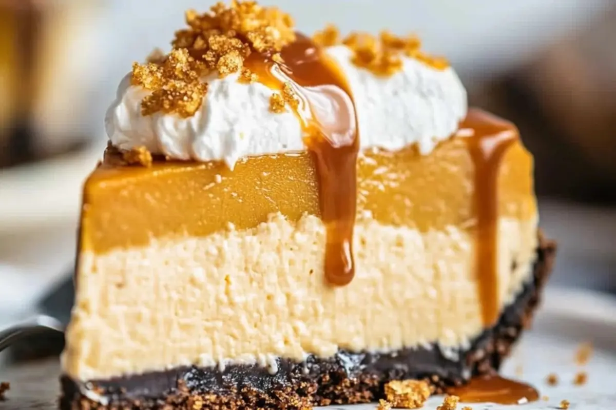 Pumpkin Caramel Cheesecake