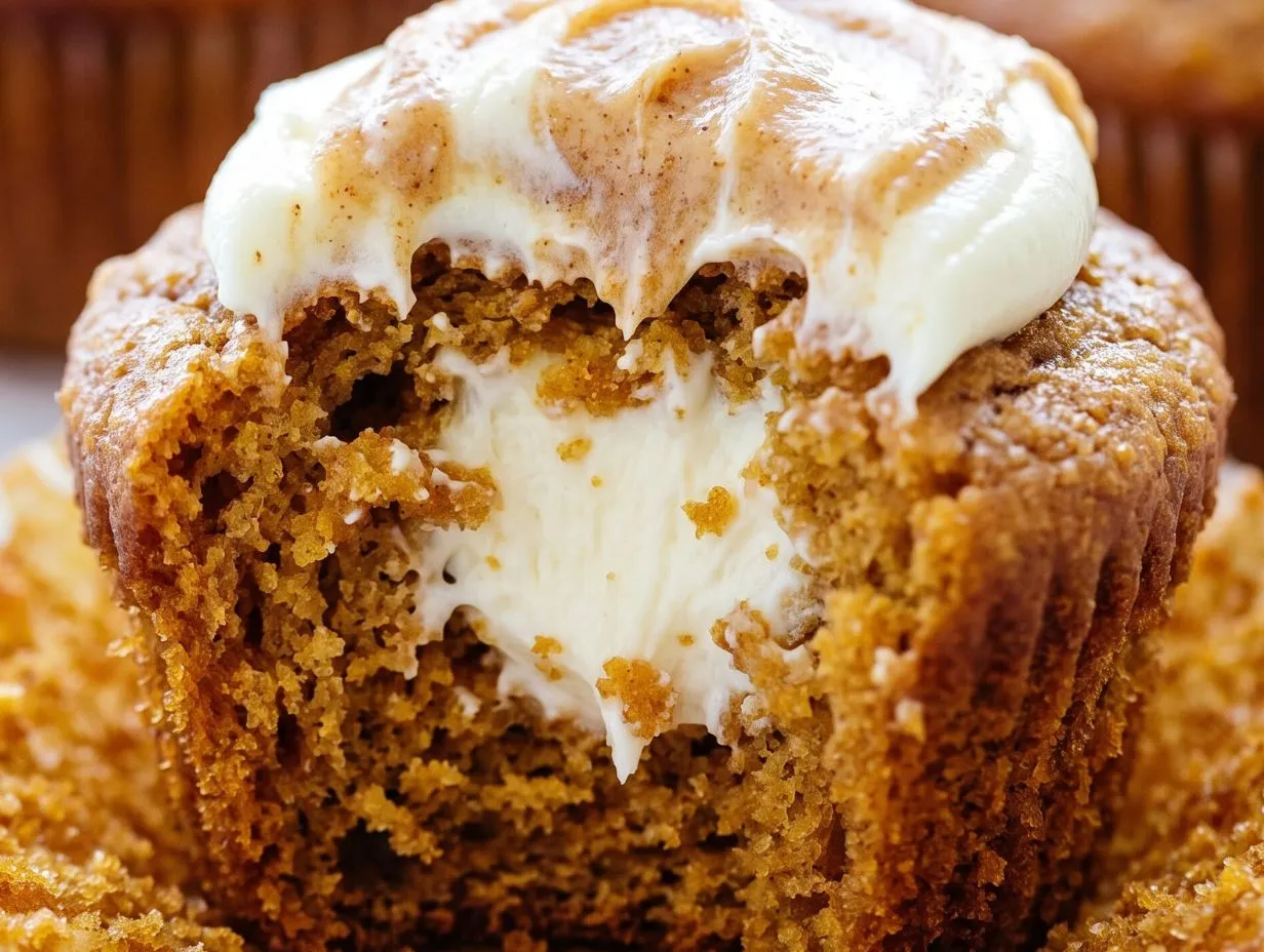 Pumpkin Cream Cheese Muffins
