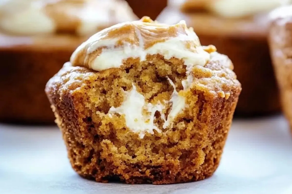 Pumpkin Cream Cheese Muffins