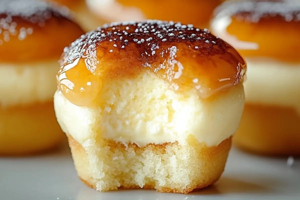 Vanilla Bean Crème Brûlée Cupcakes