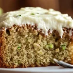 Zucchini cake with cream cheese frosting