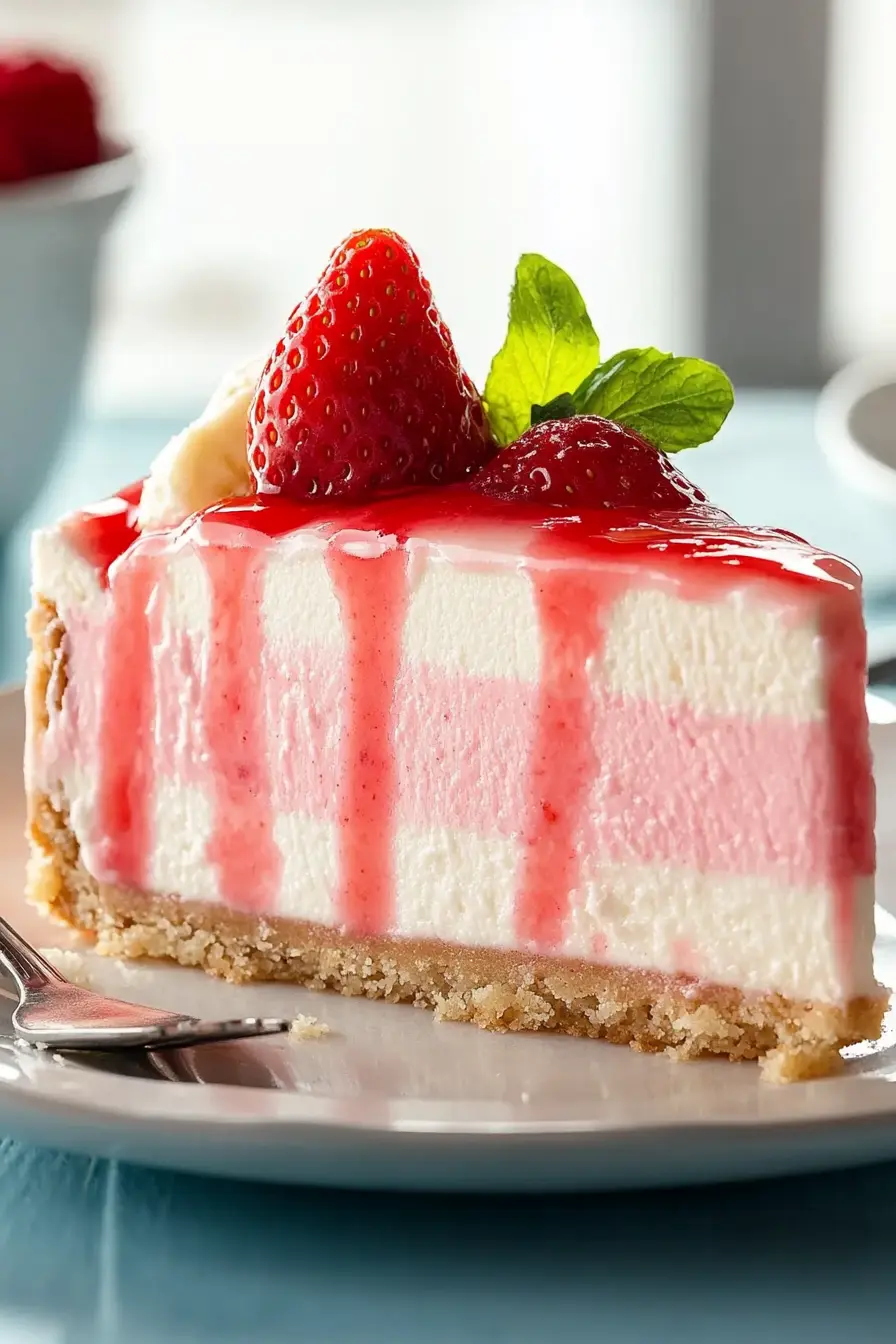 banana strawberry smoothie cheesecake