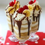 BANANA SPLIT MILKSHAKES