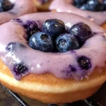 Blueberry Cake Donuts