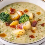 Loaded Broccoli Potato Soup