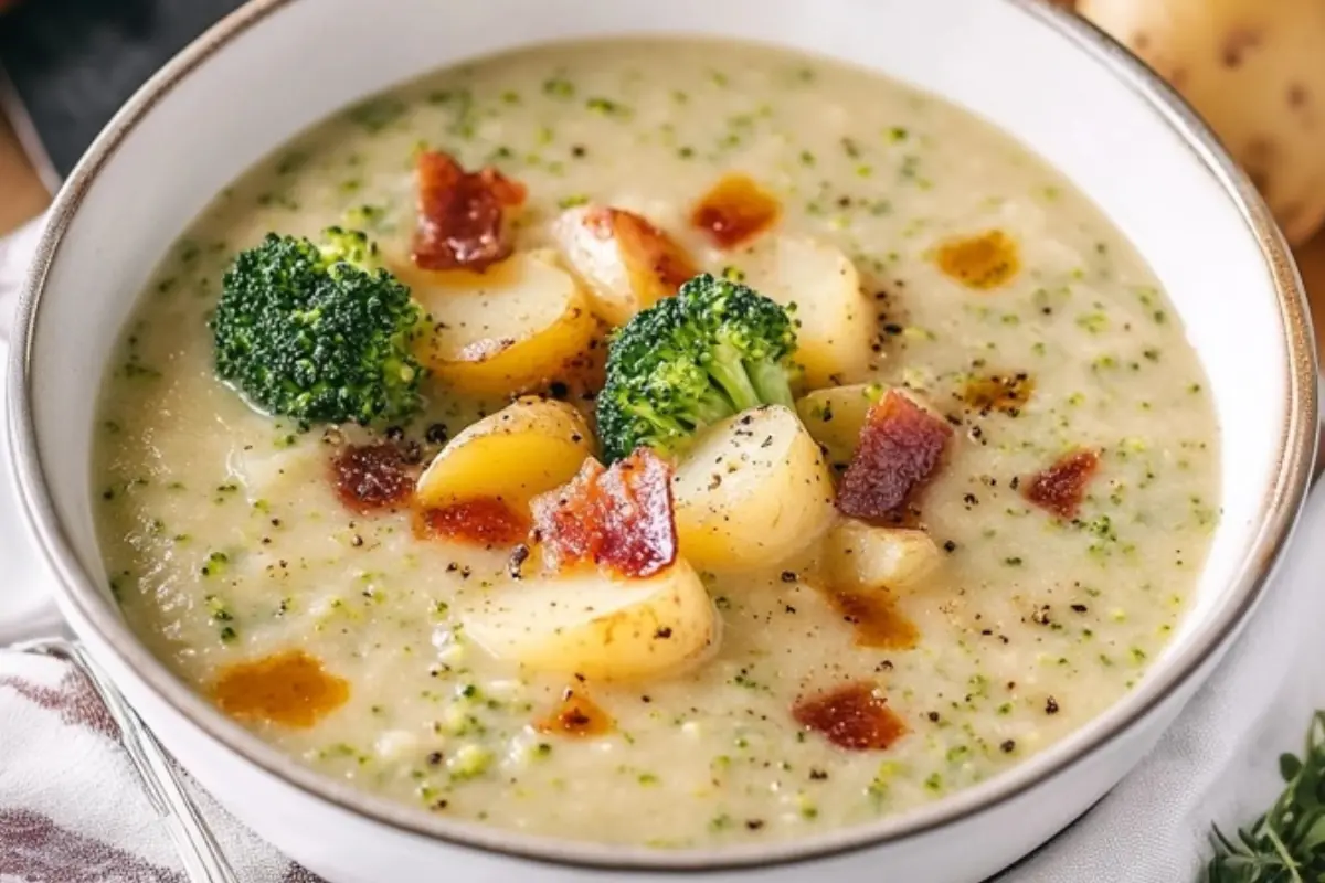 Loaded Broccoli Potato Soup