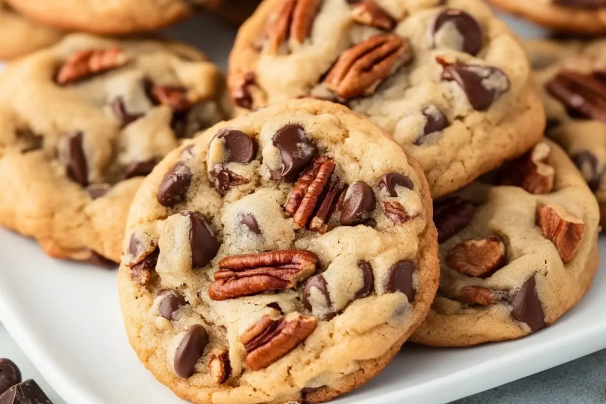 Chewy Chocolate Chip Pecan Cookies