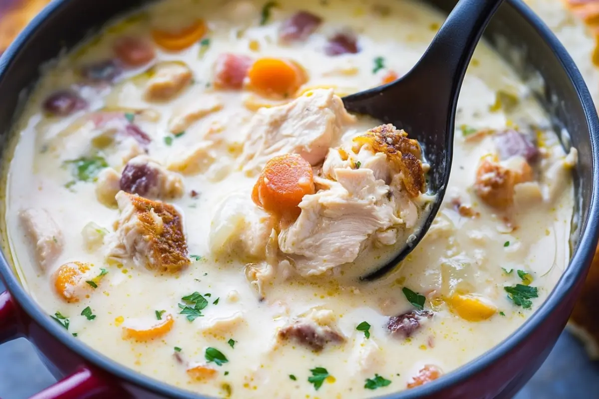 Chicken Cordon Bleu Soup