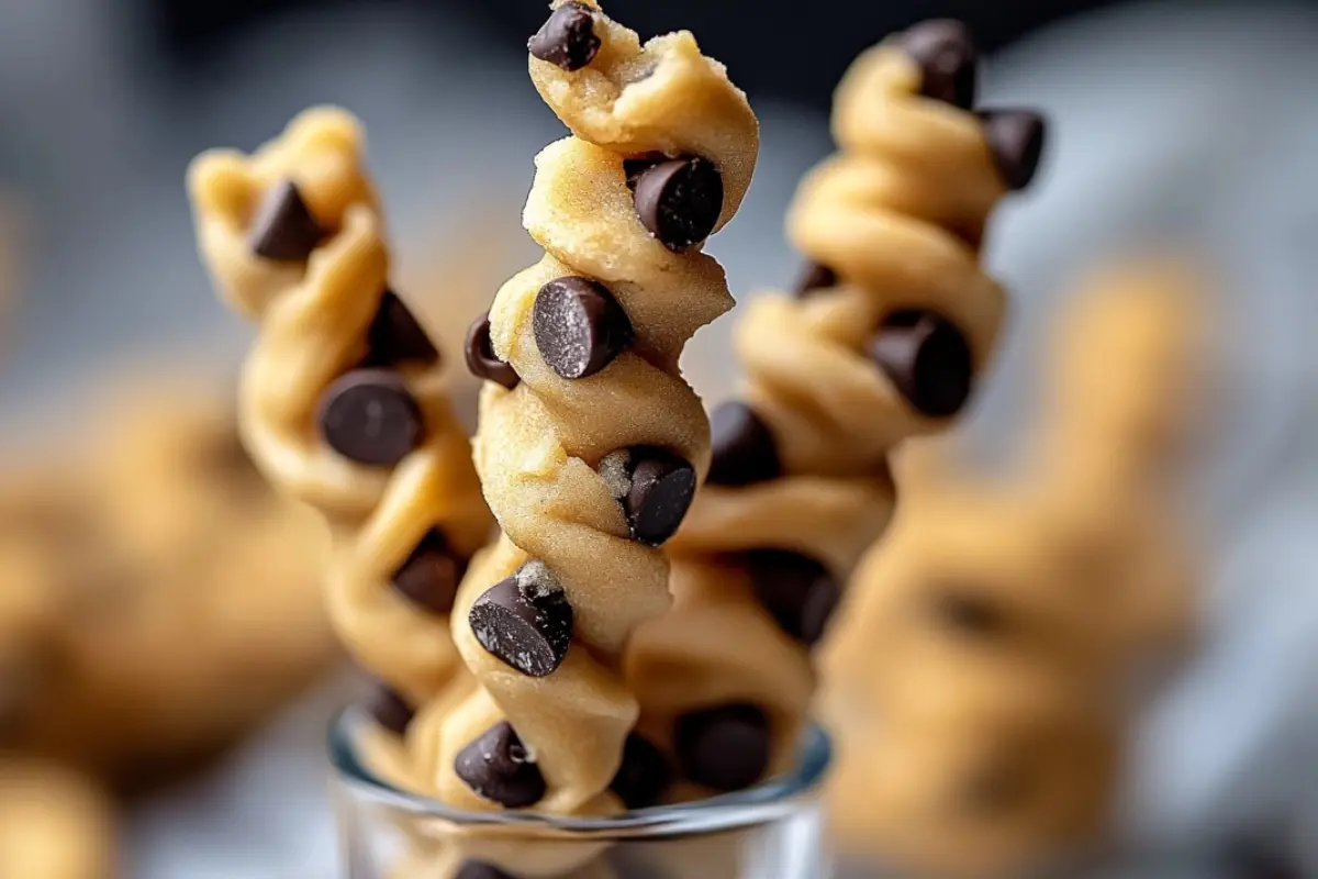 Chocolate Chip Cookie Dough Twists