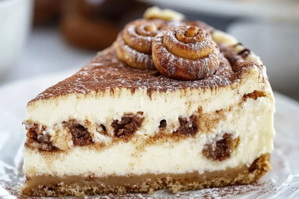 Cinnamon Roll Cheesecake