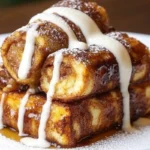 Cinnamon Roll French Toast Roll-up