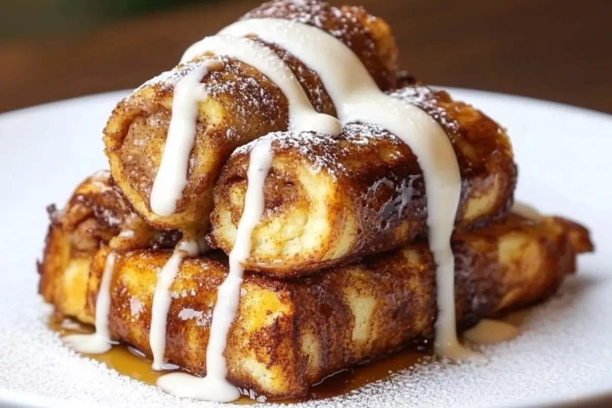 Cinnamon Roll French Toast Roll-up