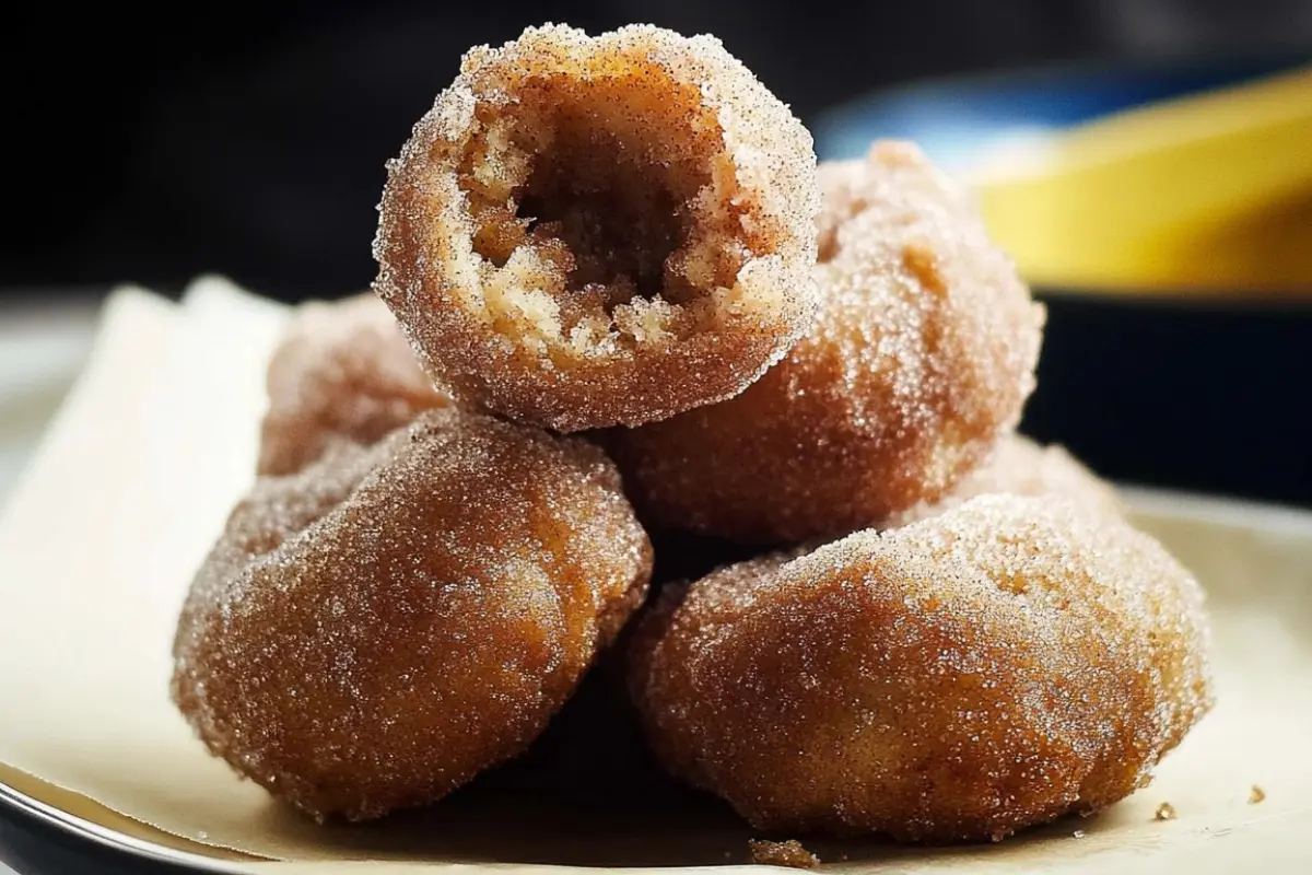 Cinnamon Sugar Apple Fritters