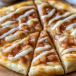 Cinnamon-Sugar Pizza made with Crescent Rolls