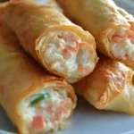 Crab Rangoon Egg Rolls