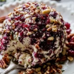 Cranberry Pecan Cheese Ball Appetizer