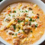 Creamy Parmesan Italian Sausage Soup