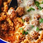 Dump and Bake Meatball Casserole