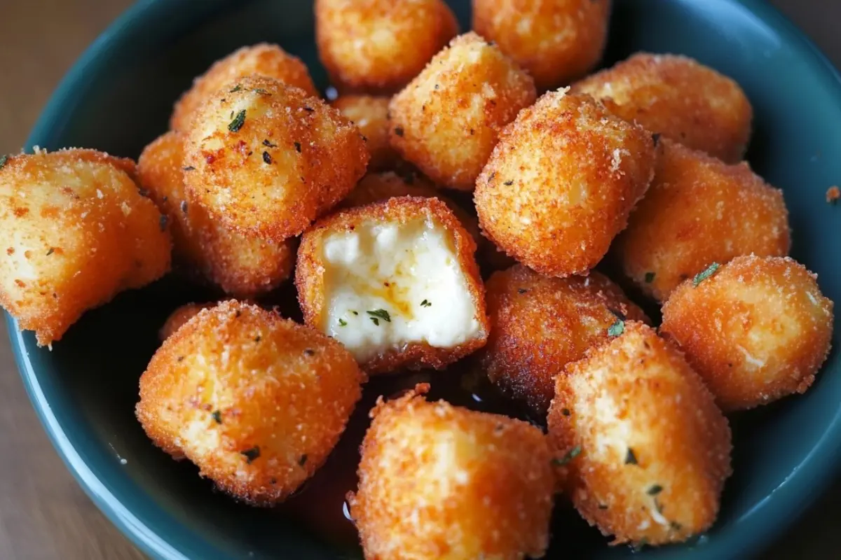 Easy Fried Cheese Bites