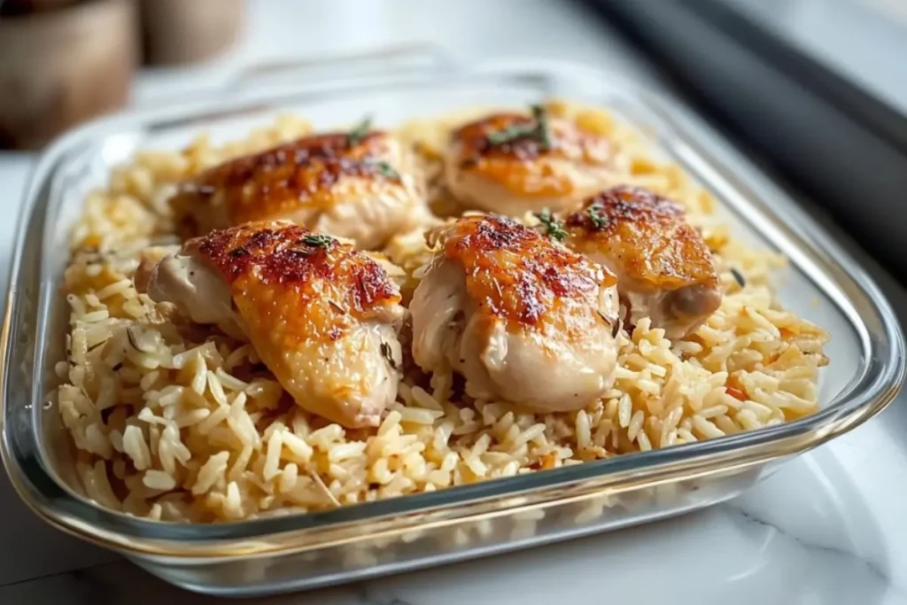 Forgotten Chicken and Rice