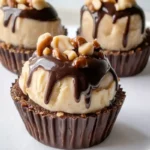 Frozen Chocolate Peanut Butter Pie Cups