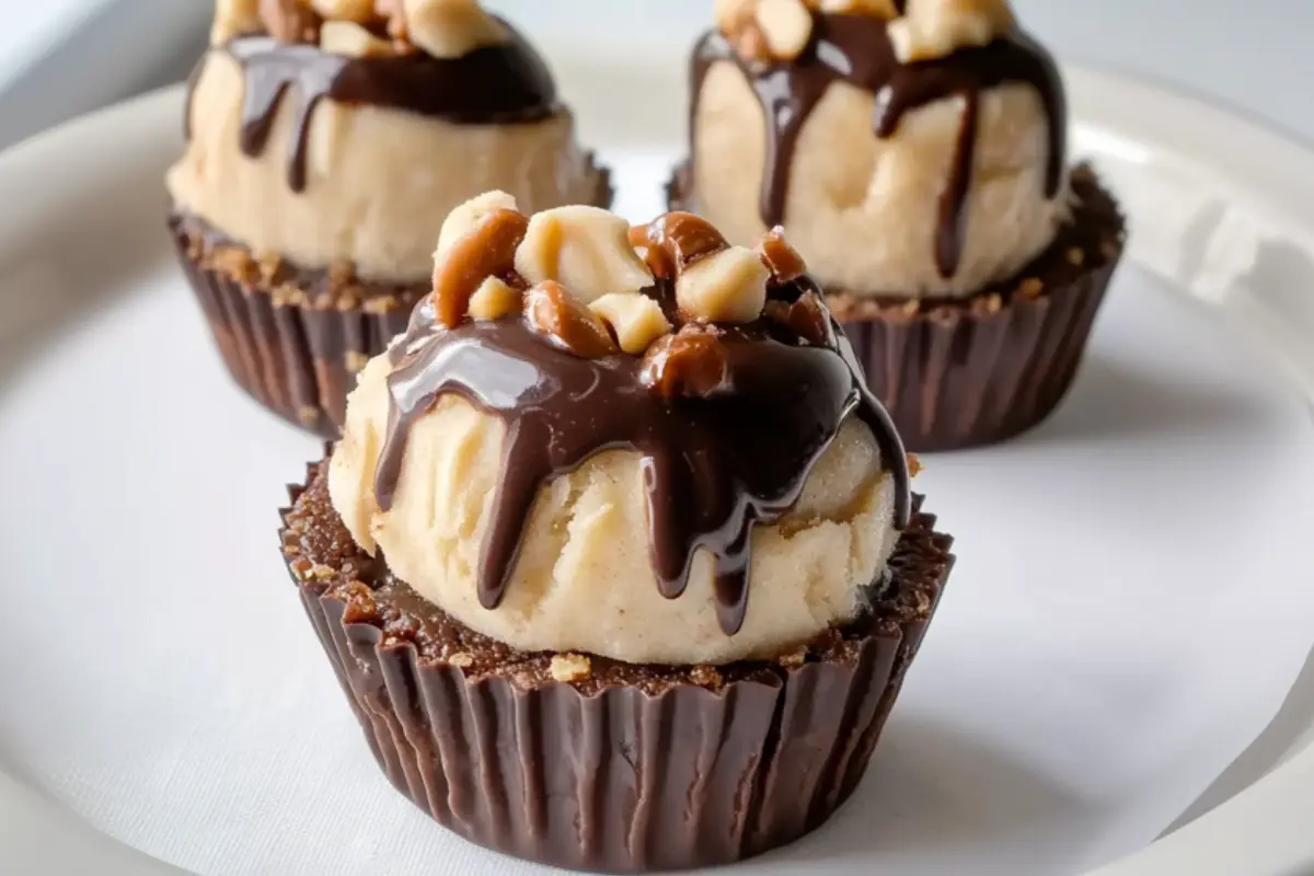 Frozen Chocolate Peanut Butter Pie Cups