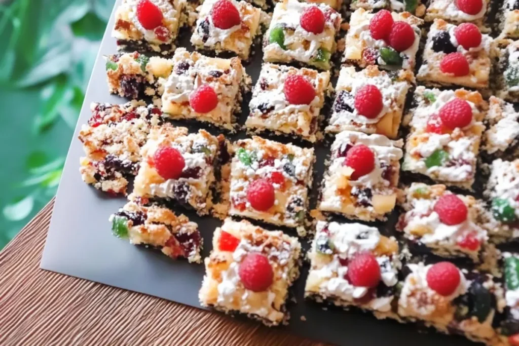 Fruit Cake 7-Layer Bars