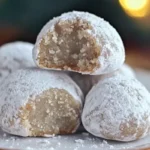 Gingerbread Snowball Cookies