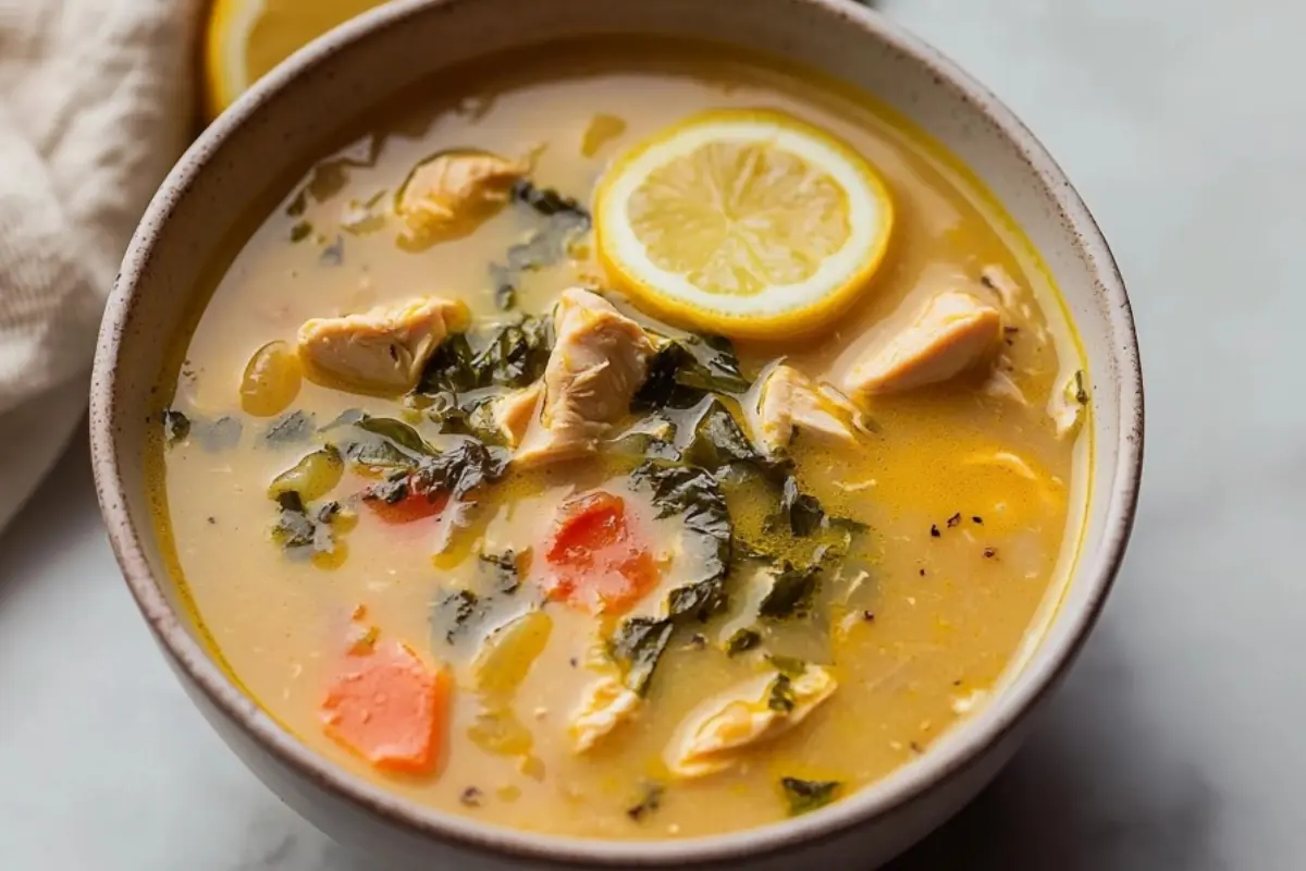 Paleo Greek Lemon Chicken Soup