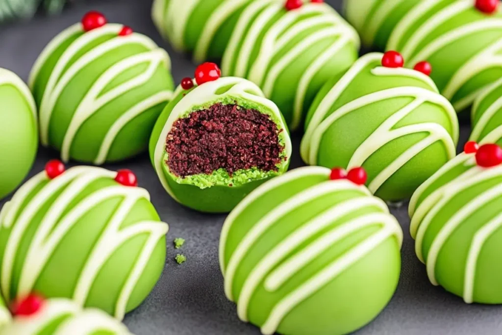 Grinch Oreo Balls