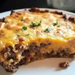 Keto Bacon Cheeseburger Pie