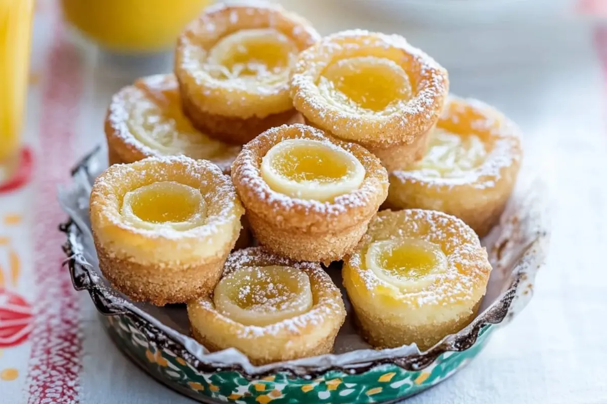 Lemon Bar Cookie Cups