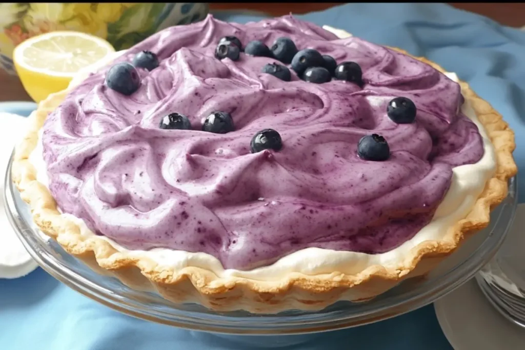 Lemon Berry Meringue Pie