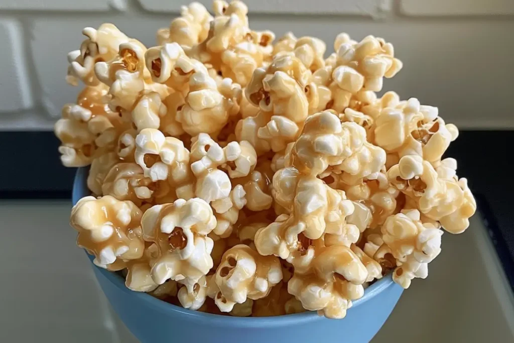 Marshmallow Caramel Popcorn