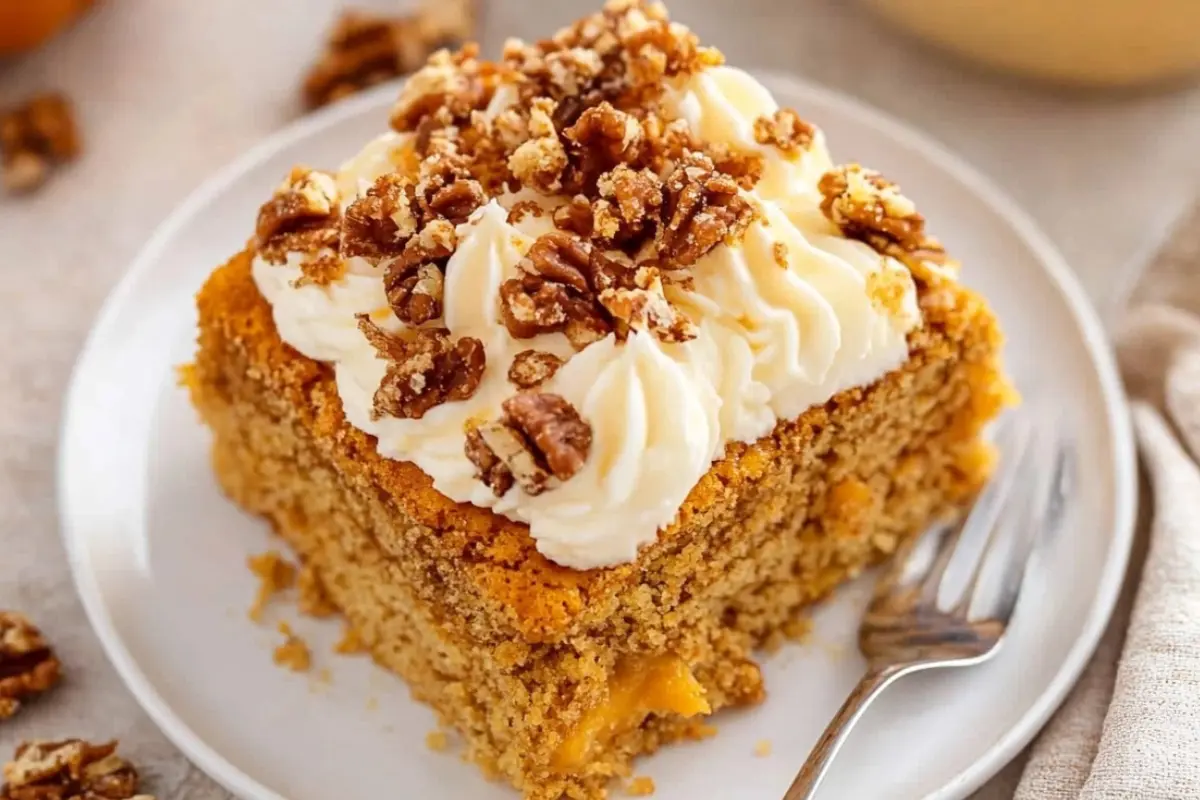 Pumpkin Crunch Cake