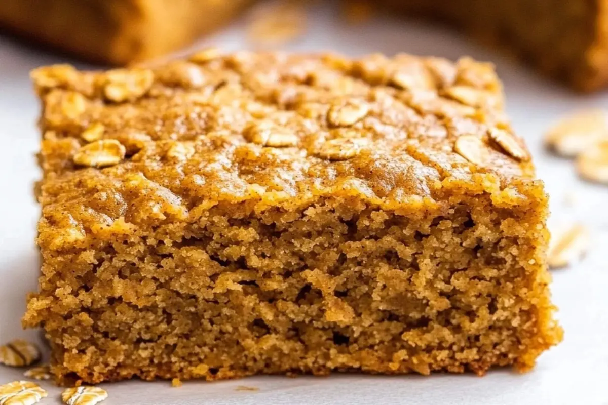 Pumpkin Oatmeal Snack Cake