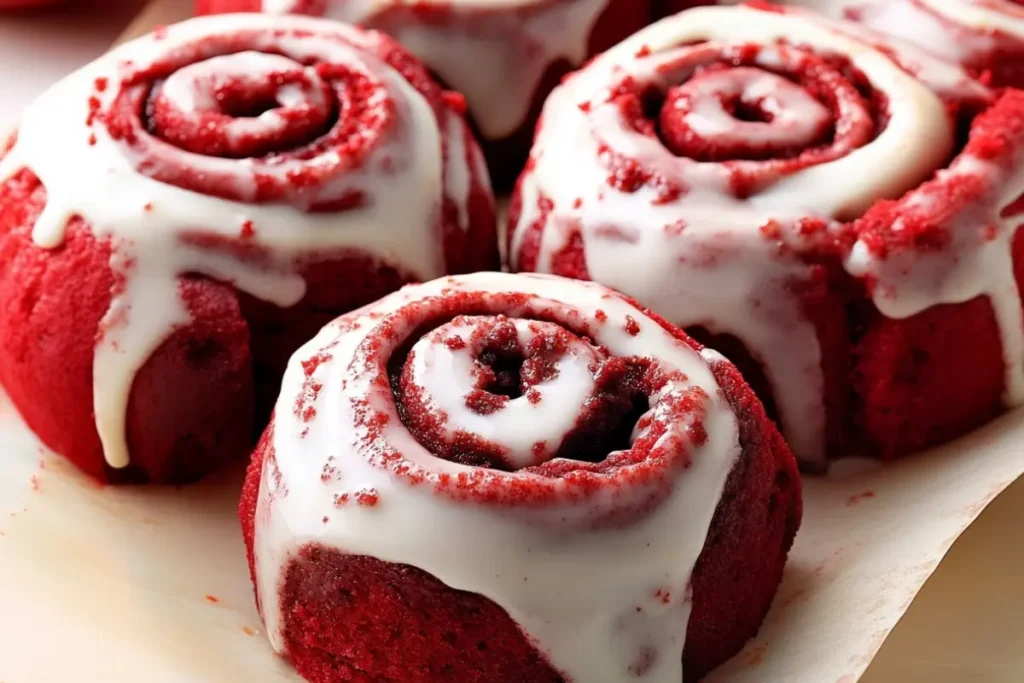 Red Velvet Cinnamon Rolls